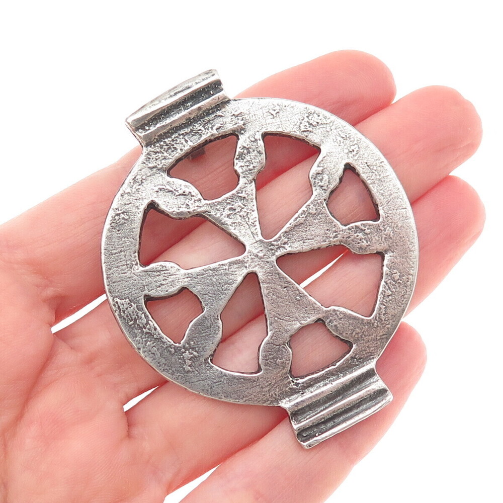 Metropolitan Museum of Art Sterling Silver Vintage Byzantine Repro Cross Pendant